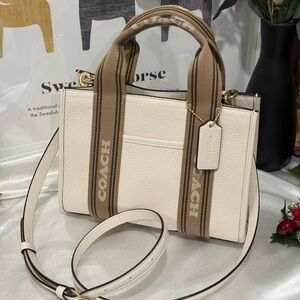 Coach Original Coach Smith Tote Bag 24 Refined pebble Leather Gold/ Chalk CBH14